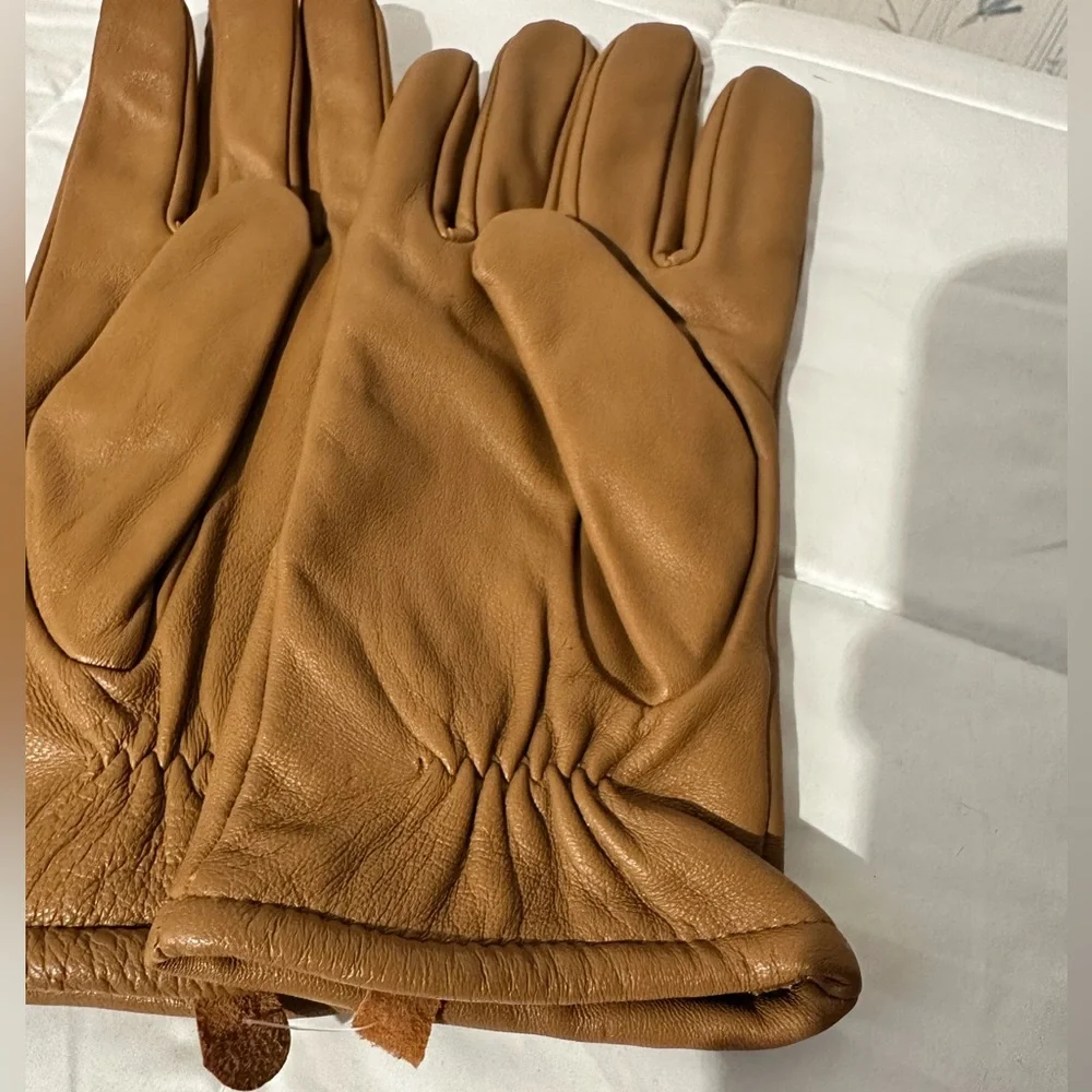 Brown Leather Gloves